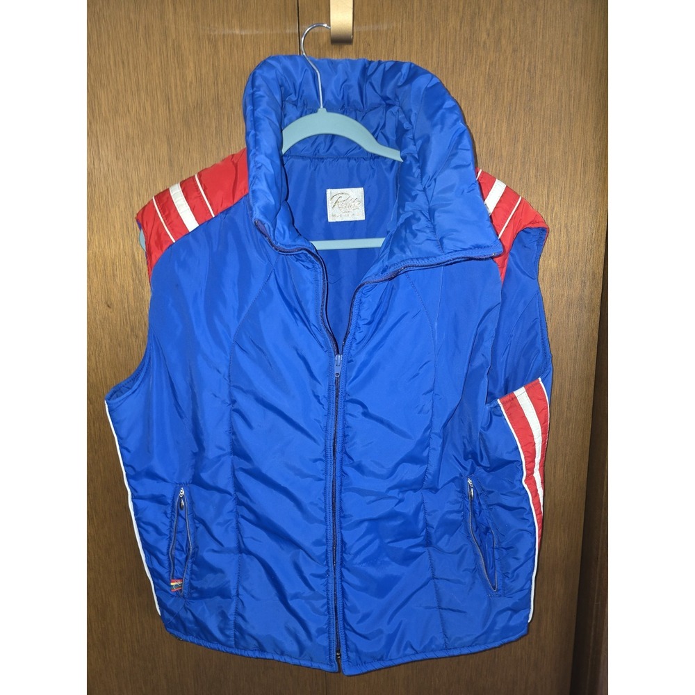 Roffe USA  Red‎ White And Blue Vintage Wm Ski Vest
